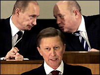 Putin, Fradkov ve İvanov