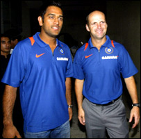 धोनी और कर्स्टन