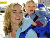 پہلے شوہر سے بچی