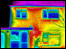 Thermal picture of house