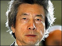 O premiê Junichiro Koizumi