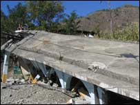 भूकंप से हुई तबाही