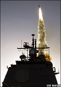 Tên lửa SM3 được sử dụng trong chiến dịch bắn hạ vệ tinh