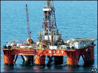 Plataforma de petróleo na China