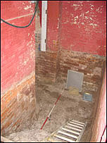 Old stairwell entrance for lower classes