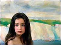 Detalhe da polêmica capa de revista que mostra uma menina nua