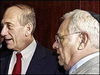 Ehud Olmert ve Morris Talanksi