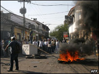 Protesto em Santa Cruz