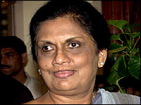 Former President Kumarathunga