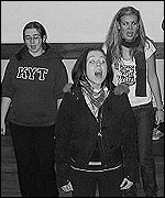 Guys and Dolls rehearsal