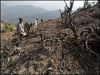 Khu vực bị oanh tạc