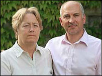 Dawn Page e o marido Geoff