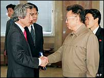 Koizumi e Kim Jong Il