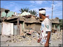 Cảnh đánh bom tại Iraq