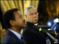 کالين پاول و مصطفی اسماعيل