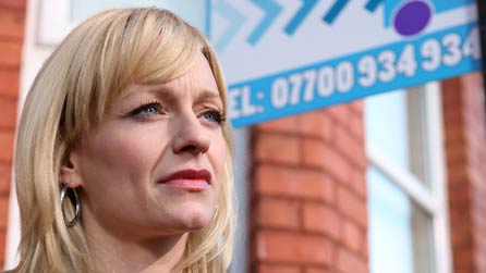 Christine Tremarco as Ellie. Image credit: BBC/LA Productions