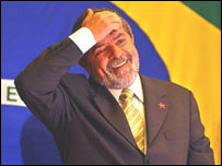 O presidente Lula quando eleito, há quase seis meses