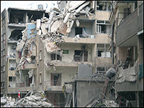 İsrail bombardımanının yarattığı yıkım