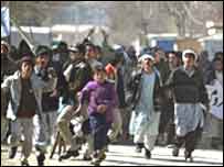 Afganistan'daki göstericiler