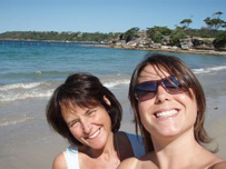 Rachael with her Mum in Australia  