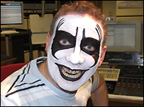 Check out the face paint!