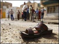 Bombalı saldırının ardında bıraktığı tek bir terlik