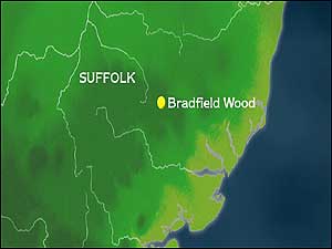 Bradfield Woods map 