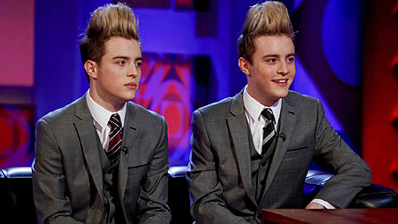 Jedward on Friday Night With Jonathan Ross (image: BBC/Hot Sauce/Brian J Ritchie)