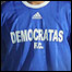 Camisa do time Los Democratas Futebol Clube (Foto: Bruno Garcez)