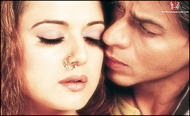 Priety Zinta & Shah Rukh Khan