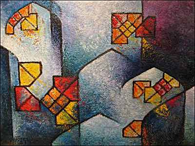 تابلویی از آرش رزقی