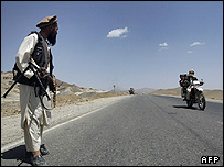 مرد مسلح افغان در غزنی