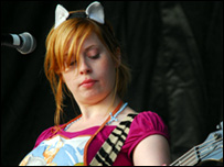 Performing at the AMEF 07 Music Festival