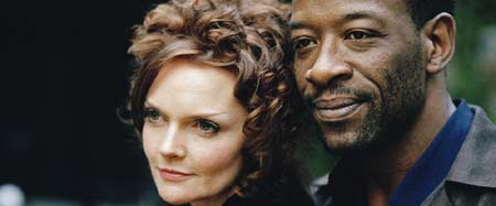 Titania (Sharon Small) and Oberon (Lennie James)