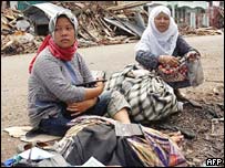 Nạn nhân động đất tại Aceh