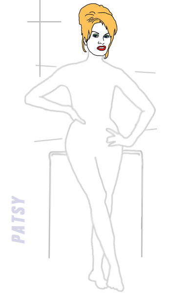 Design a fasion for Patsy