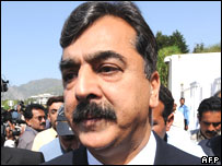 Yousuf Raza Gilani. Foto: AFP. 