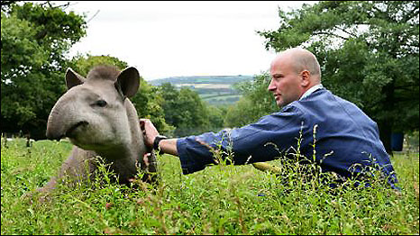 Ben Mee and Tapir