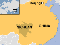 Tứ Xuyên trên bản đồ