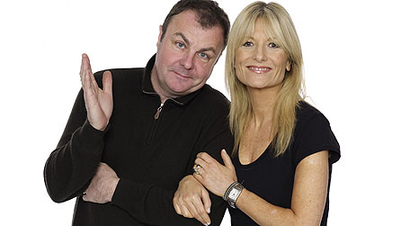 Paul Ross and Gaby Roslin