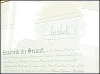 Gloria Buckley with her MBE