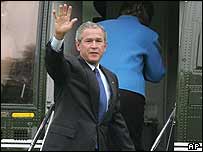 जॉर्ज बुश, यूरोप के दौरे पर