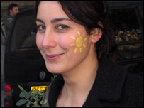 تظاهرات مخالفان گرم شدن زمين در لندن