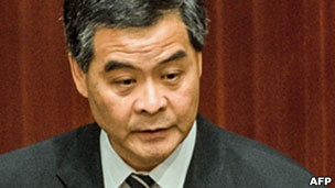 梁振英于香港立法会发表演说(17/10/2012)