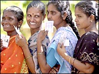 महिला मतदाता