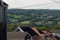 Golygfa o Gwm Gwendraeth