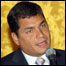 Rafael Corrêa, presidente do Equador
