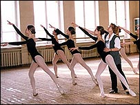 Students at Perm State Ballet School