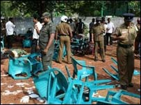 Scene of the Anuradhapura blast