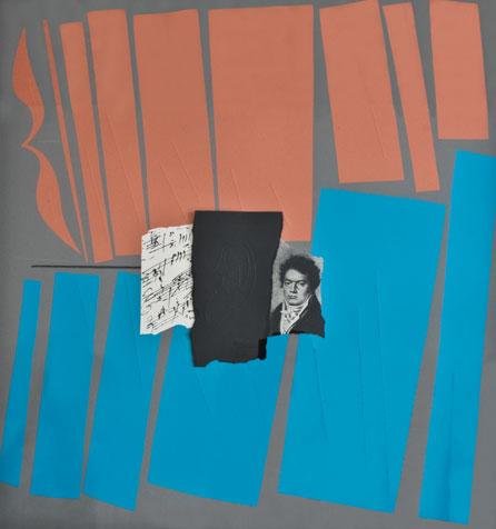 Ceri Richards' Major Minor screenprint. Property of BBC Cymru Wales